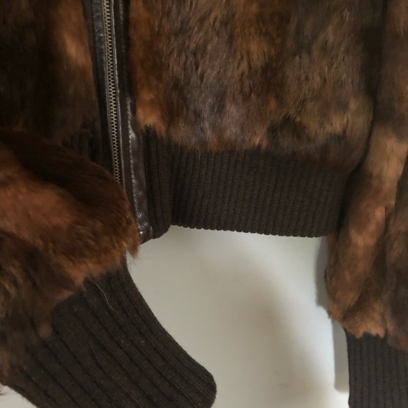 DKNY 100% Rabbit Jacket - Picture 5 of 8